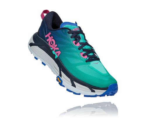 Hoka One One Dame Mafate Speed 3 Trail Løpesko Dazzling Blå/Atlantis Norge-51PSA